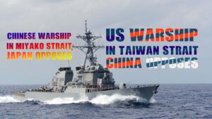 US warship in Taiwan Strait fifth time