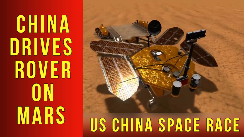 chinese rover zhurong drives on mars