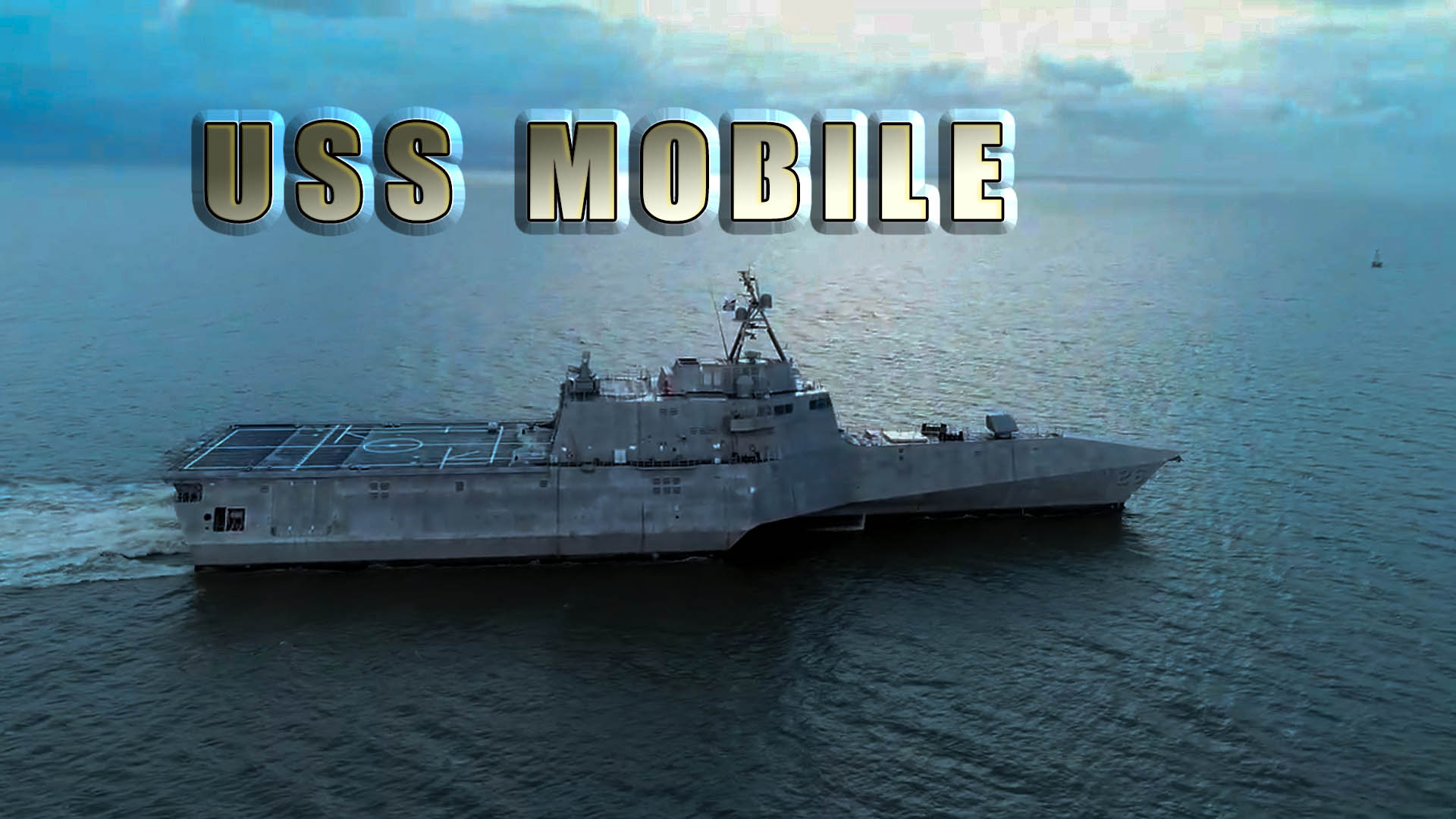 USS Mobile commissioning