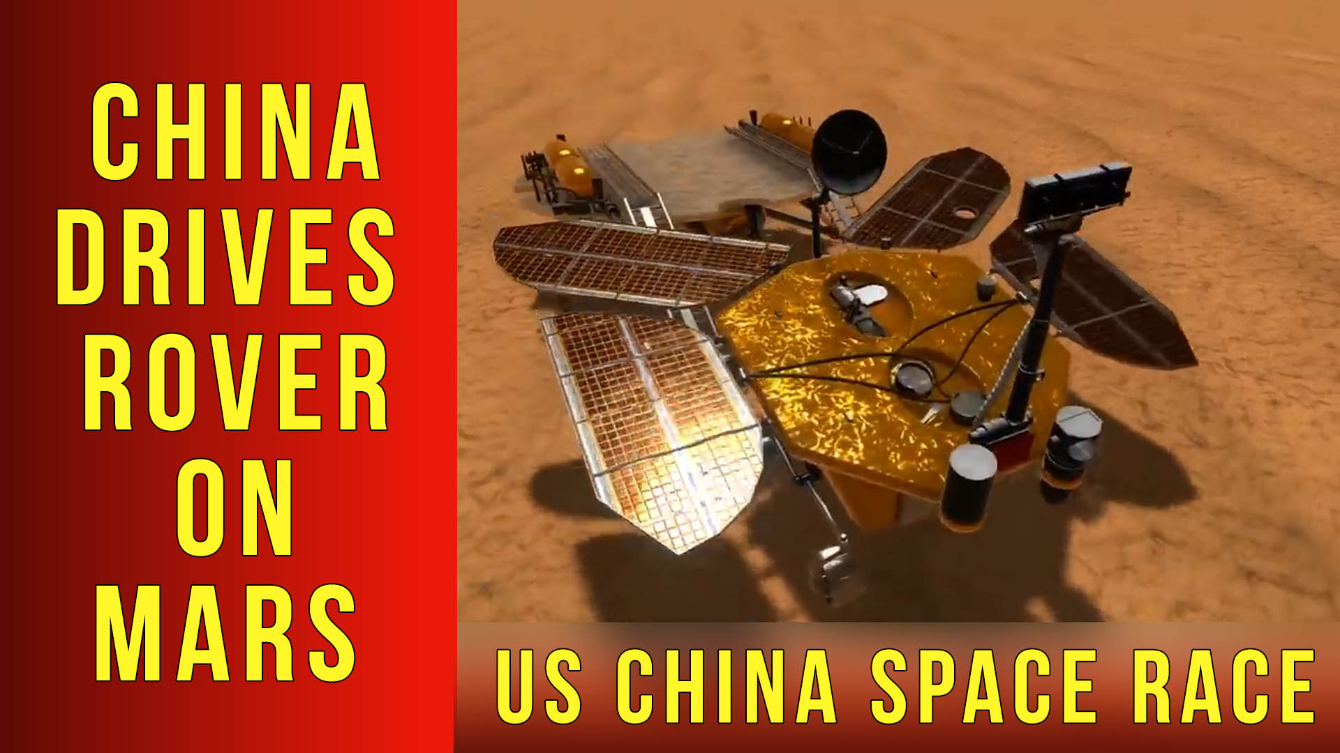 chinese rover zhurong drives on mars