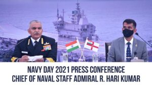 Navy Day 2021 Press Conference by CNS Admiral R. Hari Kumar