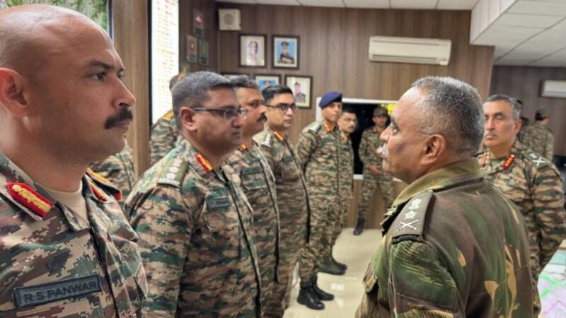 Army Chief Gen Manoj Pande Visits Pooncha