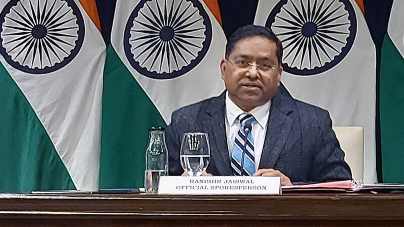Randhir Jaiswal, MEA Spokesperson on India China military stand off on line of actual control