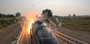 high-speed rocket-sled test of fighter aircraft escape system