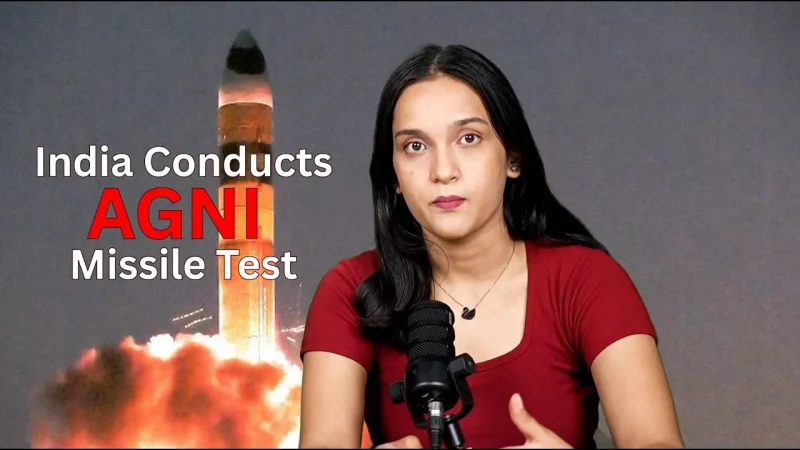 agni missile test