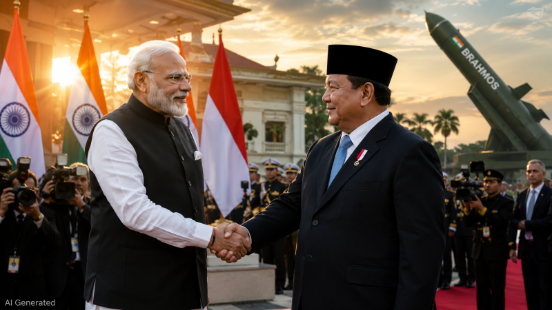 PM Modi and Indonesian President Prabowo Subianto (AI Generated Image)